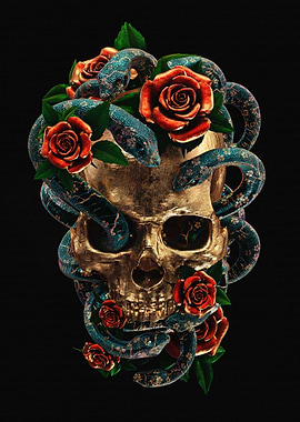 Traditional Skull Snake