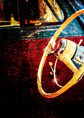 Retro Car Interior Left