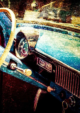 Retro Car Interior Right