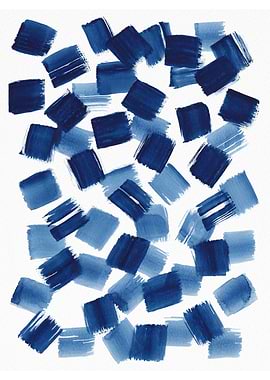 Abstract Brushstrokes No 1