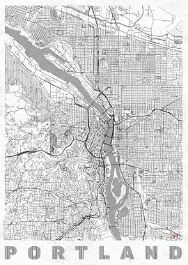 Portland Map Line