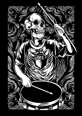 Skull Drum