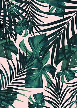 Tropical Jungle Leaves 13