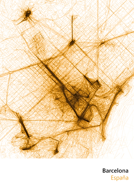 City Art Map of Barcelona