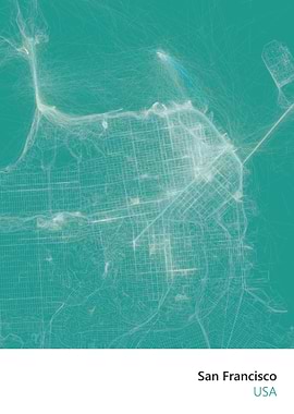 San Francisco City Art Map