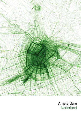City Art Map of Amsterdam