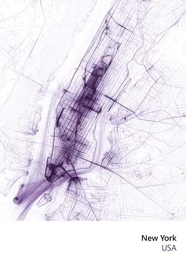 City Art Map of New York