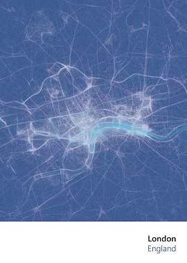 City Art Map of London