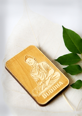 Cute Wooden Buddha piece