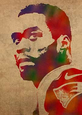 Brandin Cooks Watercolor