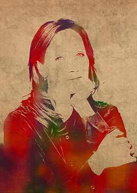 JK Rowling Watercolor