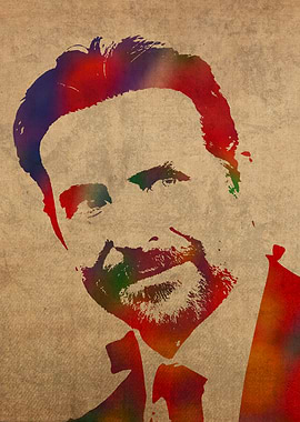 Bradley Cooper Watercolor