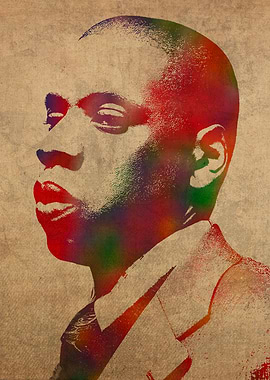 Jay Z Watercolor Portrait