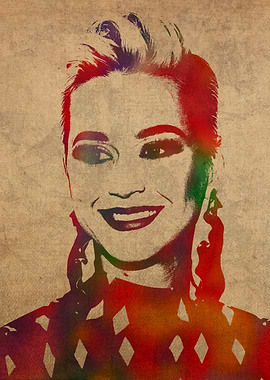 Katy Perry Watercolor Art