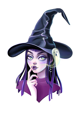 Beautiful witch
