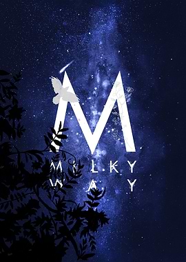 Starry Night and Moon