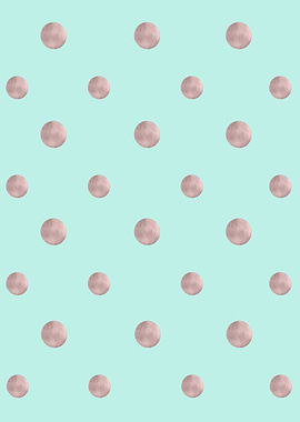 Happy Polka Dots on Mint 1