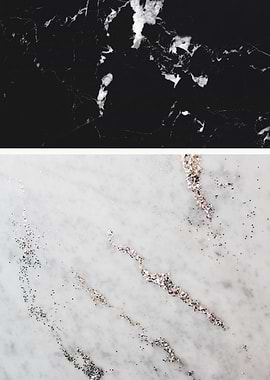 Black Marble Glitter 1