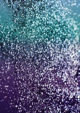 Aqua Purple Glitter 2