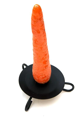 candlestick with carrot