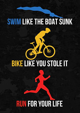 SWIM BIKE RUN TRIATHLON