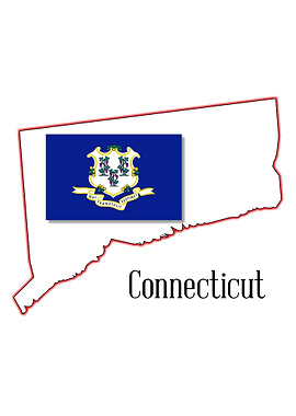 Connecticut State Map