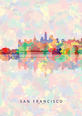 San Francisco USA Skyline