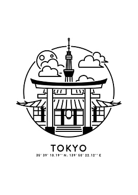 Tokyo Line Art