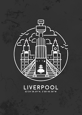 Liverpool Line Art