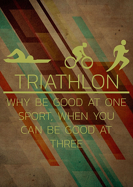 TRIATHLON FUNNY QUOTE