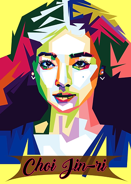 Choi Jin ri Vector Popart