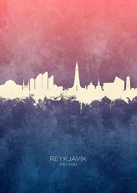 Reykjavik Iceland Skyline