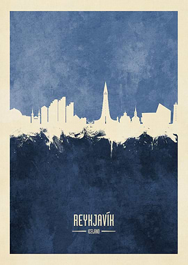 Reykjavik Iceland Skyline