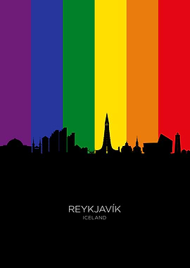 Reykjavik Iceland Skyline