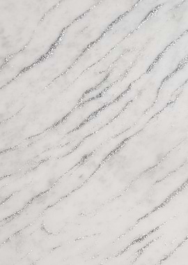 Marble Silver Glitter 1