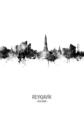 Reykjavik Iceland Skyline