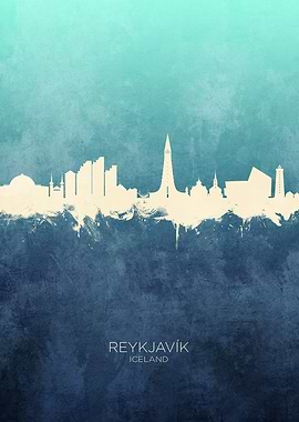 Reykjavik Iceland Skyline