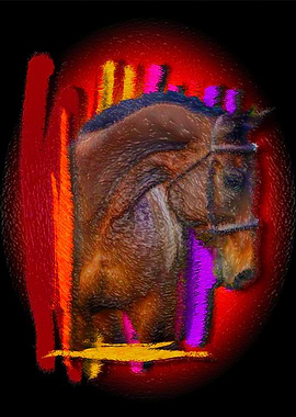 cavalo perfil plastic