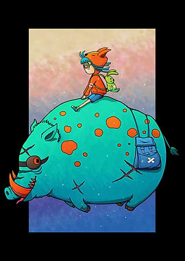 Kawaii Pig Boar Monster v2