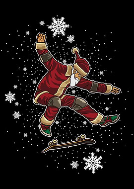 Santa Claus Skateboard