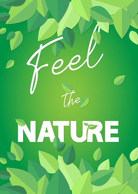 Nature lover poster design