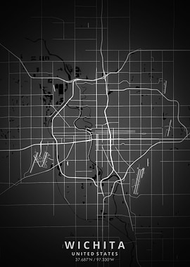 Wichita Map Posters