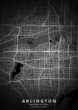 Arlington Map Posters