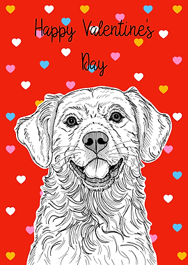 Retriever Valentines Day