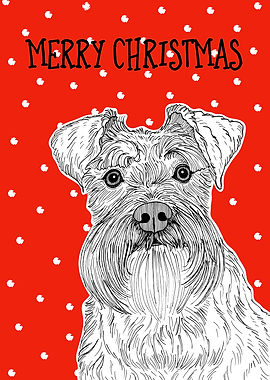Schnauzer Christmas Decor
