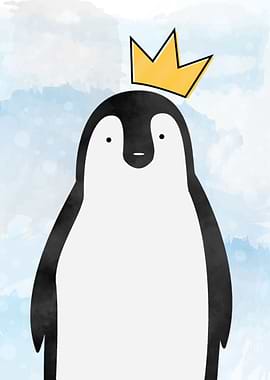 Cute King Penguin