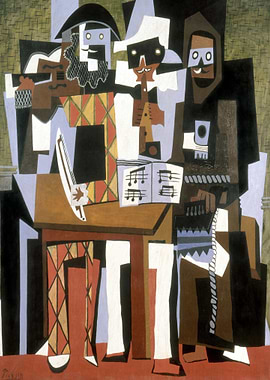 Picasso Three Musicians