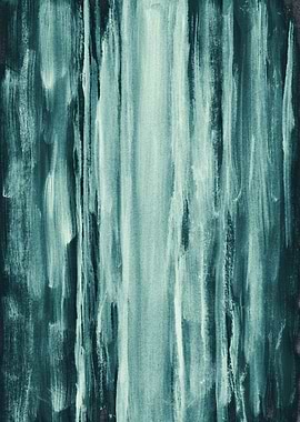 Teal Watercolor Dream 1