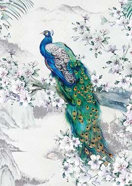 majestic peacock solitude