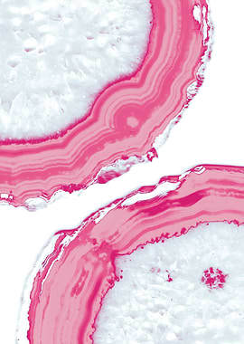 Pink Rose Blush Agate 1